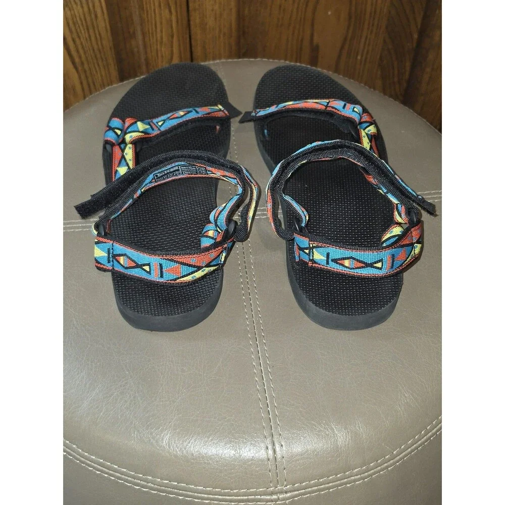 Teva Men's Original Universal Multicolor Geometric Print Sandals 1004006 Size 11